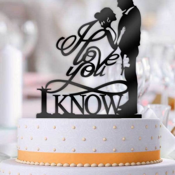 Votre Gâteau de Mariage Paillettes Topper Personnalisé avec tout nom mots ou le sens